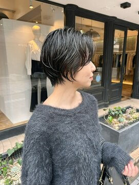 ジュベ(juve.) 大分ショートボブ顔周りレイヤーカット髪質改善カラー