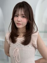 ボタン ハカタ(VOTAN hakata) 博多美容室/グレージュカラー/ワンホンレイヤー/韓国ヘア