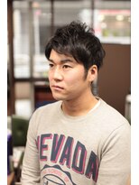 ヘアメイク グリーン アール(HAIR MAKE Green R)&nbsp;ナチュラルツーブロックスタイルカット