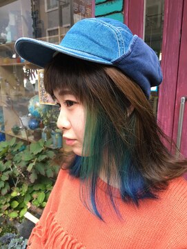 ピエスデシュブー(piece des cheveux) オーロラインナーカラー