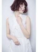 【THREEbyKEEP、尾山台木田】カラートリートメントショートボブ