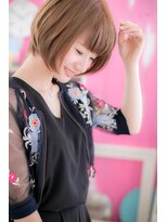 ミック 日暮里店(miq)&nbsp;ピュア＆シンプル☆透明感ボブb