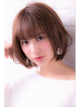 ソア 武蔵小杉(SOAR) 大人かわいい無造作カールとデザインカラー小顔エッジショート