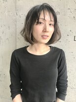 ラヴォンドヘアー(LAVANDE hair)&nbsp;シースルーバング×バレイヤージュボブ