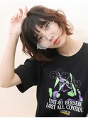 黒髪ショートパーマ【中谷ユウ】 /ヘルシースタイル