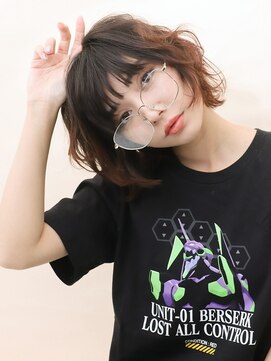 ボンドバイテトテ 三宮元町(BONDbytetote) 黒髪ショートパーマ【中谷ユウ】 /ヘルシースタイル