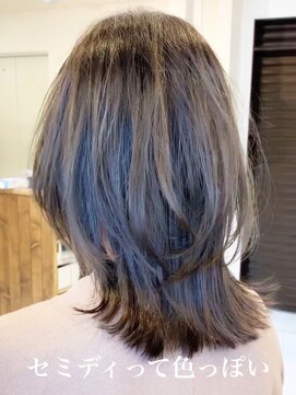 ノラキチジョウジ(NORA KICHIJOJI) #ボブルフ#ボブウルフ#ミルクティーグレージュ