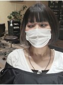 ★ホワイトグレーベージュのインナーカラー ボブ【SOMEBRIDGE】