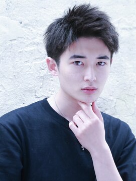 リップス 原宿(LIPPS) アッシュブラックアップバング