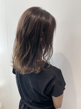 アヴァンス 堺東店(AVANCE.) くすみブラウン☆波打ちウェーブ