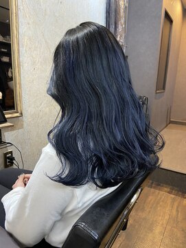 ファンド 千葉(fand) ミディアムヘアグレージュカラーハイライトカラー白髪ぼかし