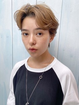 アイティーバイアルバム 松戸店(IT by ALBUM) 根元立ち上げバング_グレージュカラーボブウルフ_48730