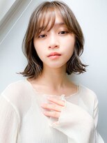 小顔ヘルシースタイル/セミウェット/外ハネ/くびれ/チョコレート
