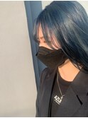 ブルーカラー/髪質改善縮毛矯正/髪質改善/韓国風/韓国ヘア