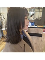 アルマヘアー(Alma hair by murasaki)&nbsp;◎顔まわりレイヤースタイルのラベンダーブルー◎
