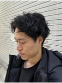 メンズ × パーマ