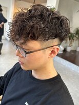 フゥ 宇都宮(FeU) 波巻きスパイラルパーマツイストパーマメンズマッシュパーマ