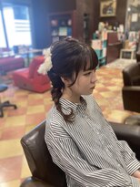 シャンプーボーイ 佐賀(SHAMPOO BOY) 前撮り肩乗せアレンジ