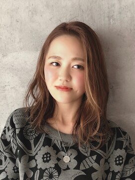 ヘアサロン コレハ(hair salon CoReha) 【ゆる巻きミディアムレイヤー】佐野