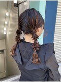 編みおろしツイン