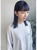 ネイビーカラー　ブルー　ディープカラー　ツヤカラー