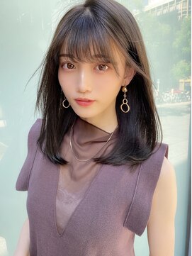 ロンド アンブル 四条烏丸(Lond ambre) ストレートレイヤー似合わせカットフェミニンロング5221