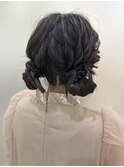ツインお団子アレンジ