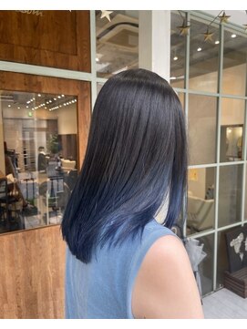 テーラヘアー 草加店(TELAHAIR) インナーブルー