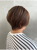 きれいな丸み！ハンサムショート