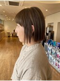 シースルーボブ