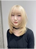 韓国ヘア顔周りレイヤーカットくびれロングレイヤー30代40代50代