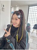 編み込みアレンジ/ヘアセット