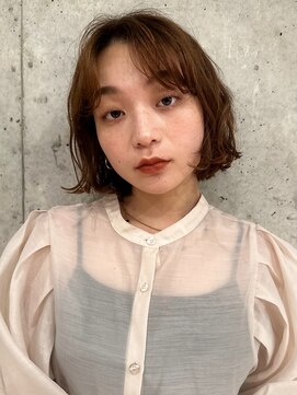 アンガーデン(Une GARDEN) ボブ/ボブパーマ/ベージュカラー