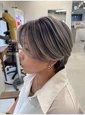 メンズハイライトバレイヤージュメッシュ