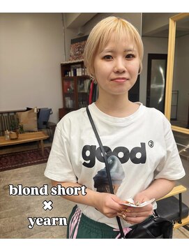 ヤーン(yearn) ホワイトマッシュショート◎伏見/栄/名駅/矢場町/丸の内/大須