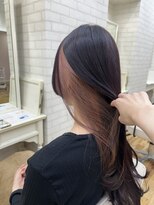 ラナンバイシダ(ranan by sida)&nbsp;インナーカラーピンクカラー10代20代ケアブリーチ