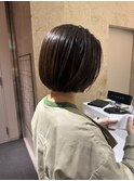 抜け感ニュアンスボブ