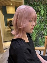 ティグル カミトオリ(TIGRE kamitori)&nbsp;ボブレイヤーカット/ペールピンク