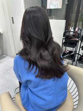 ロンドメリア 天神大名店(Lond Melia) ★小顔黒髪クラゲヘアーオリーブグレーココアベージュ髪質改善★