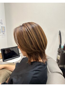 ジャミン 長嶺店(Jammin.) ミセスミディアムスタイル×白髪ぼかしハイライト