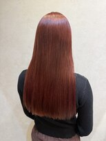 ネウィ 大分中央町店(newi)&nbsp;高発色チェリーレッド艶髪ストレート