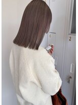 コーナー(CORNER)&nbsp;ショートウルフホワイトグレージュミニウルフオリーブグレージュ