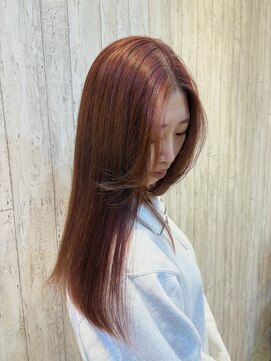 ロッカ ヘアーイノベーション(rocca hair innovation) ツヤ×透明感×レッドオレンジ