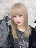 ブリーチカラー/前髪/アンブレラカラー/イメチェン/