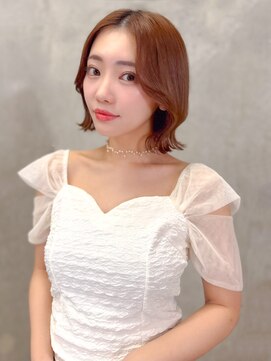 オーブ ヘアー ラウンジ 池袋店(AUBE HAIR lounge) 20代・30代_切りっぱなしボブ_外ハネヘア