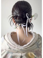 エル セルカ 高田馬場(el CERCA)&nbsp;ツインシニヨンヘアセット×カチモリスタイル