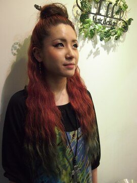 ヘアーデザイン アイル(hair design I'll) ビビットマニキュア♪