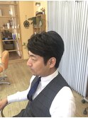 イケメン紳士キメキメヘア