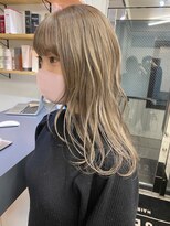 シーク 天神(SEEK)&nbsp;【SEEK茶木】ミルクティーベージュ☆ハイトーンカラー