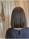 大人可愛いナチュラルボブ